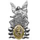 thumbnail image 1 of Clip para Visera ForFine Medalla de San Cristóbal con Ángel Guardián, 1 of 6
