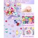 thumbnail image 3 of Cuentas de Flores Plumeria FIVEIZERO 80PCS Arcilla 20 Colores, 3 of 3