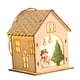 thumbnail image 2 of Decoración Colgante Del árbol De Navidad Del Muñeco De Nieve De La Casa Del Pueblo De Navidad Iluminada, 2 of 5