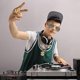 thumbnail image 5 of 4 Pieces Hip Hop Costume Kit, 80s 90s Rapper Accessoies, Gold Bracelet, Gold Chain, Sunglasses,Gold Ring, fo Partey Supplies Hip Hop Rapper Disco Partey Transparenteful, 5 of 7