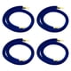 thumbnail image 5 of 4 Barreras De Seguridad De Control De Multitudes De Cuerda De Terciopelo Para Postes De Cola VIP, Color Azul, 5 of 5