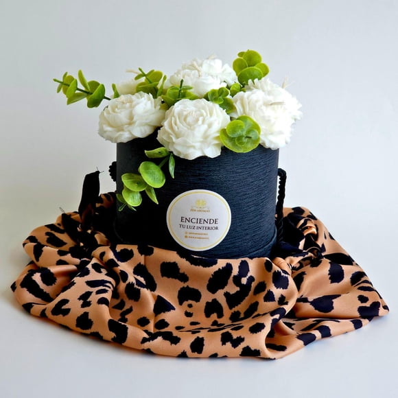 Bouquet Aromático Sueño de Peonías Negro Decoración Elegante Zen Aromas