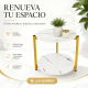 thumbnail image 3 of Mesa Auxiliar Redonda Decorativa Para Sala De Estar 2 #1, 3 of 3