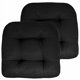 thumbnail image 1 of Cojines para Patio Sweet Home Collection 19x19 cm Paquete de 2 Negro, 1 of 4