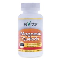Revitta Wellness - Magnesio Quelado 60 Cápsulas 60 Porciones