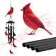 thumbnail image 1 of Campanas de viento HUVNSOCH con cardenal de metal negro para exteriores, 1 of 7