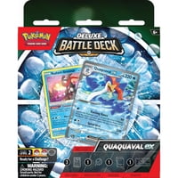 Juego De Cartas Coleccionables Pokémon Quaquaval Deluxe Battle Deck