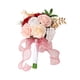 thumbnail image 3 of Ramo De Rosas Artificiales De 29cm, Ramo De Novia Hecho A Mano, Elegante, Rojo, 3 of 5