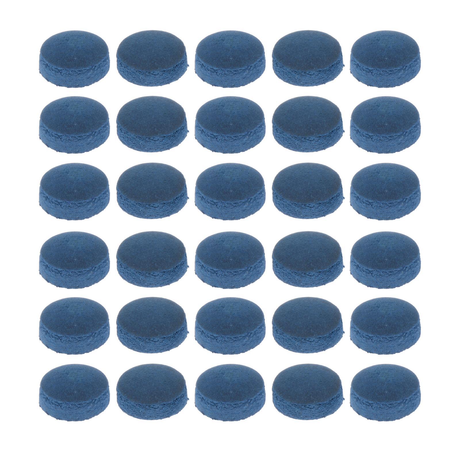 Magideal - 30X Puntas Para Tacos De Billar, Cabezales De Reparación De Alta Dureza, Puntas Duraderas Para Saltos, Puntas Para Tacos De Billar Para Club, Sala De 10Mm