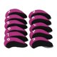 thumbnail image 4 of Protector De Cabeza De Hierro De Golf De 11 Piezas, Cubiertas De Cabeza De Palos De Golf Numeradas Rosy, 4 of 5