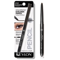 Lápiz Delineador De Ojos Revlon Colorstay Waterproof 202 Black Brown