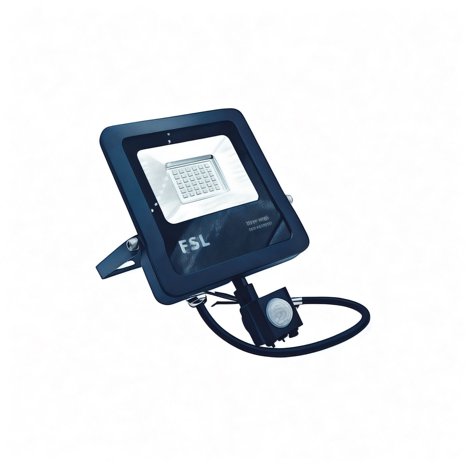 Reflector Led 50w Con Sensor De Movimiento Luz Fría 6500k | Proyector Exterior Fsl