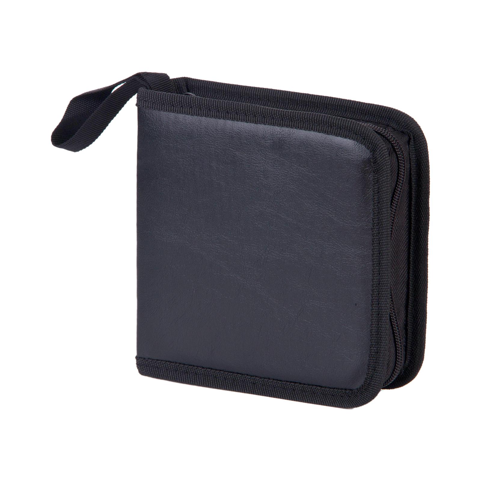 Bothyi - Funda Para Cd Y Dvd, Funda De Cuero Pu De Alta Calidad Para Coche, Hogar Y Billetera Para Cd De Viaje