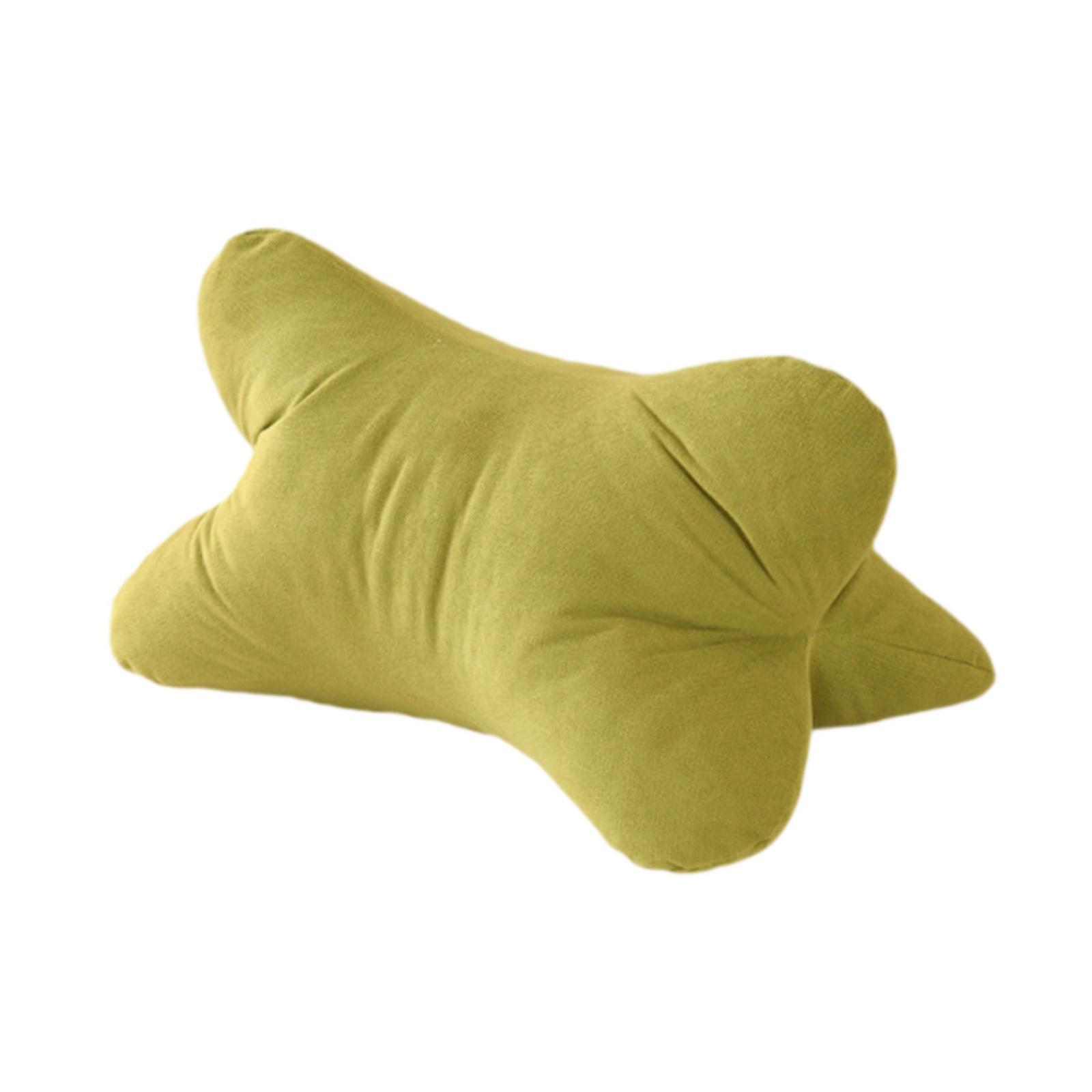 Ioensy - Almohada De Apoyo Para La Espalda, Cómoda Y Compacta, Ideal Como Regalo Para Mujer Y Hombre, Color Verde.