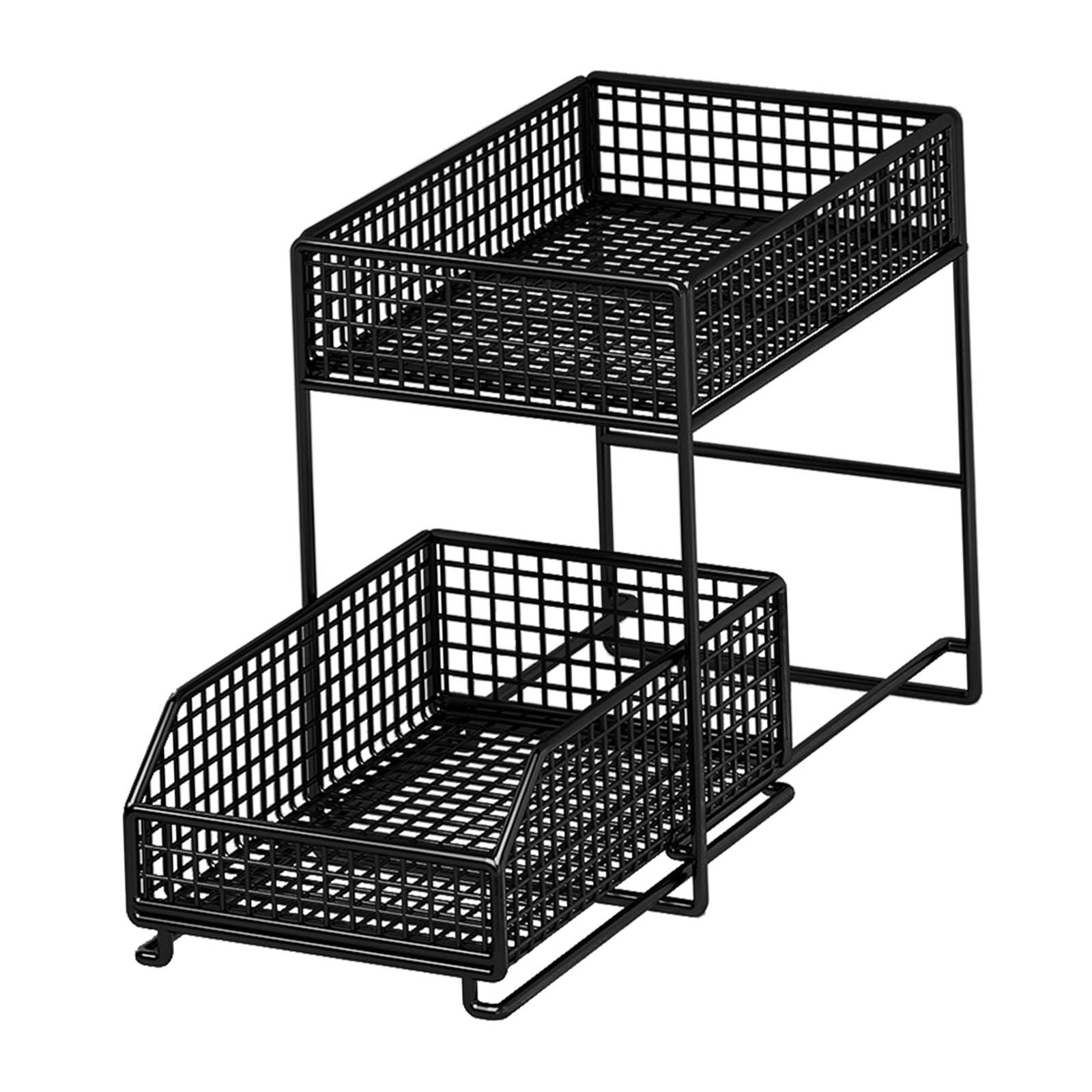 Bothyi - Organizadores De 2 Niveles Debajo Del Fregadero, Organizador De Almacenamiento Para Baño Y Cocina, Para Baño L