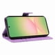 thumbnail image 4 of Funda tipo cartera con tapa para Samsung Galaxy A57 5G con tarjetero, soporte y cubierta magnética Morado, 4 of 5