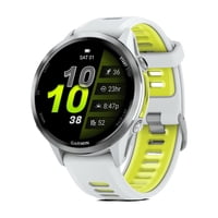 Garmin - Smartwatch Forerunner 970 Whitestone/Yellow