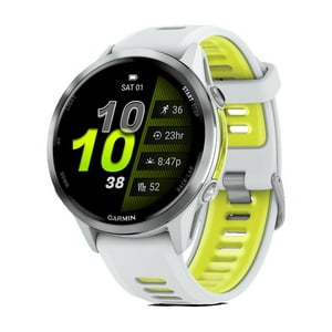 Garmin - Smartwatch Forerunner 970 Whitestone/Yellow