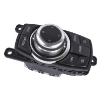 Magideal - Controlador De Interruptor Multimedia Para Coche, Joystick 9206444, Piezas De Repuesto De Alto Rendimiento Para F07 F10 F11 F01 F02 F03 F04 X3 F25