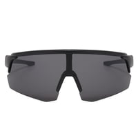 Polasup Gafas Lentes De Sol Gafas De Sol Deportivas Negras Con Lentes Oscuros Y Diseño Aerodinámico. Protección Uv 400, Ligera Y Resistente. Ideales Para Ciclismo, Running Y Actividades