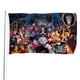 thumbnail image 1 of Villanos Bandera impresa con temática, regalo perfecto para fanáticos, amigos y familiares, y adecuada para actividades al aire libre e interiores, decoraciones de fiesta. 120*180CM, 1 of 6