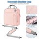 thumbnail image 5 of Carpeta MoKo de 2 pulgadas, 3 anillas, 500 hojas, rosa, con cremallera, 5 of 7