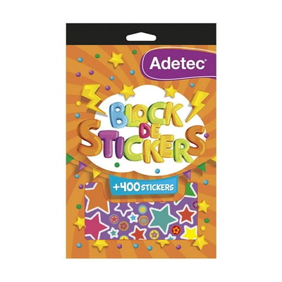 Block De Stickers Estrellitas 1 Un Adetec