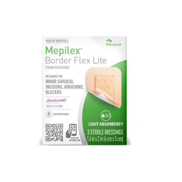 Apósito Border Flex Lite 4 X 5 Cm Resistente Al Agua