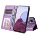 thumbnail image 2 of Funda tipo cartera FOXDOCK para OPPO Reno 7Z , diseño girasol en relieve, cuero PU, cierre magnético, soporte y tarjetero, 2 of 5