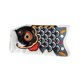 thumbnail image 3 of Manga De Viento Decorativa Japonesa Bandera De Carpa Koi Nobori Pez Vela 15 Cm Negro, 3 of 5