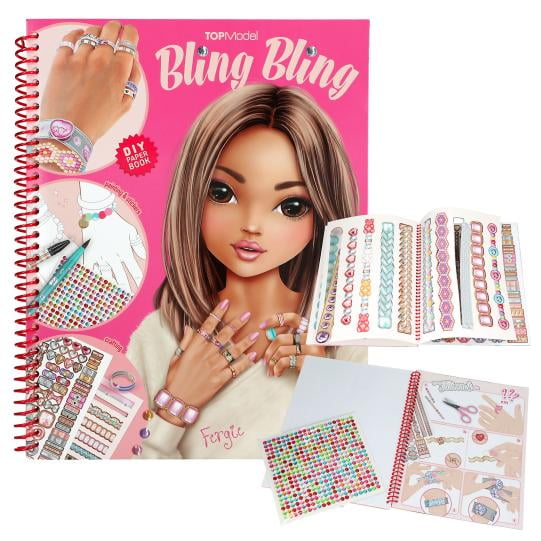 Crea Tu Cuaderno Para Colorear Joyas  Bling Bling Topmodel