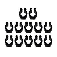 Magideal - 12X Clips Para Tacos De Billar, Regalo Del Día Del Padre De Hijo Para Estantes Para Tacos De Billar, Piezas, Clips De Almacenamiento Para Caña De Pesc