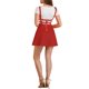 thumbnail image 3 of INSPIRE CHIC Faldas de Mujer Regreso a Clases Plisada General Gótica Elástica de Cintura Alta Línea A Kawaii Falda con Tirantes Roja XS, 3 of 8