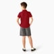 thumbnail image 5 of Polo Dickies para niños, manga corta, piqué, rojo inglés, 8 años, 5 of 8