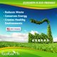 thumbnail image 4 of Protector de tarjetas horizontal EcoEarth para tarjetas identificativas, paquete de 100, 4 of 6
