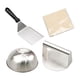 thumbnail image 3 of Burger Press Kit Hamburguese para hamburguesas para hamburguesas de plancha Patty Maker 20 Patty Paper Cheese Delting Dome para Comerciantes BBQ Party, 3 of 4