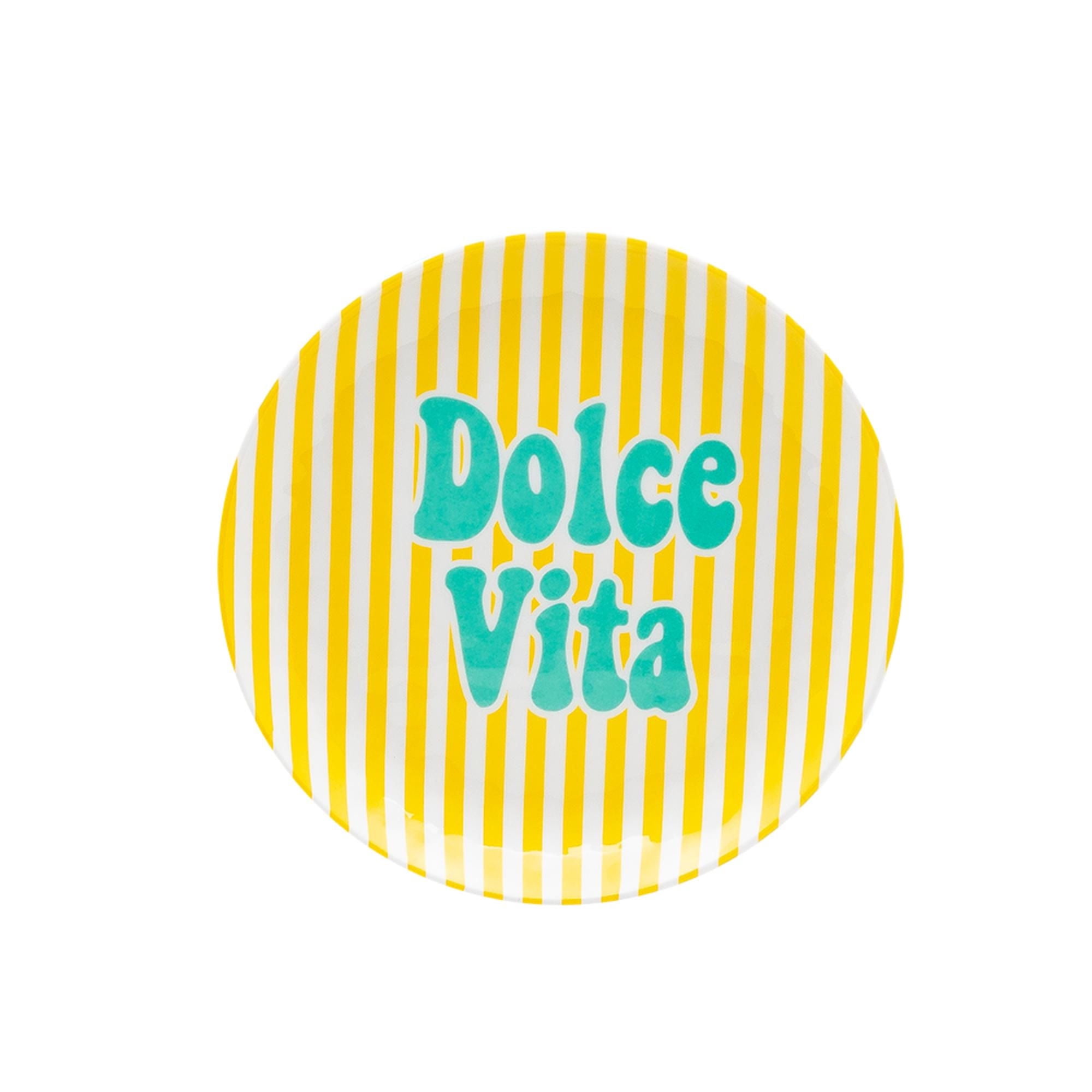 Plato Comida Melamina - Urea 1 Pieza Amarillo Haus