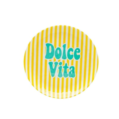 Plato Comida Melamina - Urea 1 Pieza Amarillo  Haus