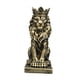 thumbnail image 2 of Figura Decorativa De León Con Corona Para Mesa, De 5,7 Pulgadas De Alto, Para Hoteles, Versátil, Color Bronce, 2 of 5