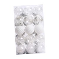 Bothyi - 30 Adornos De Bolas De Navidad Grandes Adornos Para Año Nuevo Navidad Vacaciones Blanco
