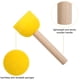 thumbnail image 3 of Juego de pinceles de esponja Vivinin Round, 30 unidades, para pintar manualidades para niños, 3 of 7