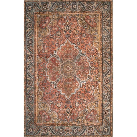 Rug Kas Rugs London 4806, Rectángulo Transicional Oxidado, 60 Cm X 90 Cm