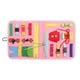 thumbnail image 3 of Busy Board Juego De Habilidades Motoras Finas Desarrolla Habilidades Básicas Educativas Para Mayores De 3 Años Rosa, 3 of 5