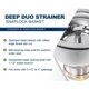 thumbnail image 4 of Desagüe para fregadero de cocina Everflow Highcraft de acero inoxidable de 3,5", 4 of 8