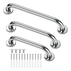 Genérica - Pack 3 Manillas Barra Seguridad Baño Ducha Pasamanos Bañera 30Cm+40Cm+50Cm