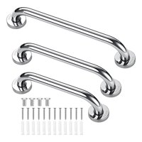 Genérica - Pack 3 Manillas Barra Seguridad Baño Ducha Pasamanos Bañera 30Cm+40Cm+50Cm