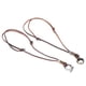 thumbnail image 5 of 2 piezas de cadena de suéter de cuero hecha a mano, collar con colgante largo de aleación de zinc ajustable retro, 5 of 11