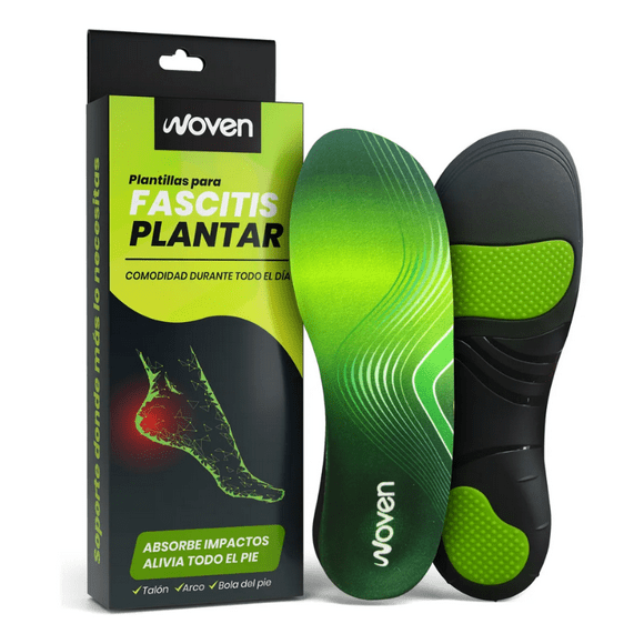 Plantillas Ortopédicas Woven Fascitis Plantar Pie Plano XS