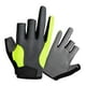 thumbnail image 3 of Guantes De 3 Dedos Cortados Guantes De Ciclismo Para Deportes Al Aire Libre Motociclismo Kayak GrisFluorescenteVerde, 3 of 3