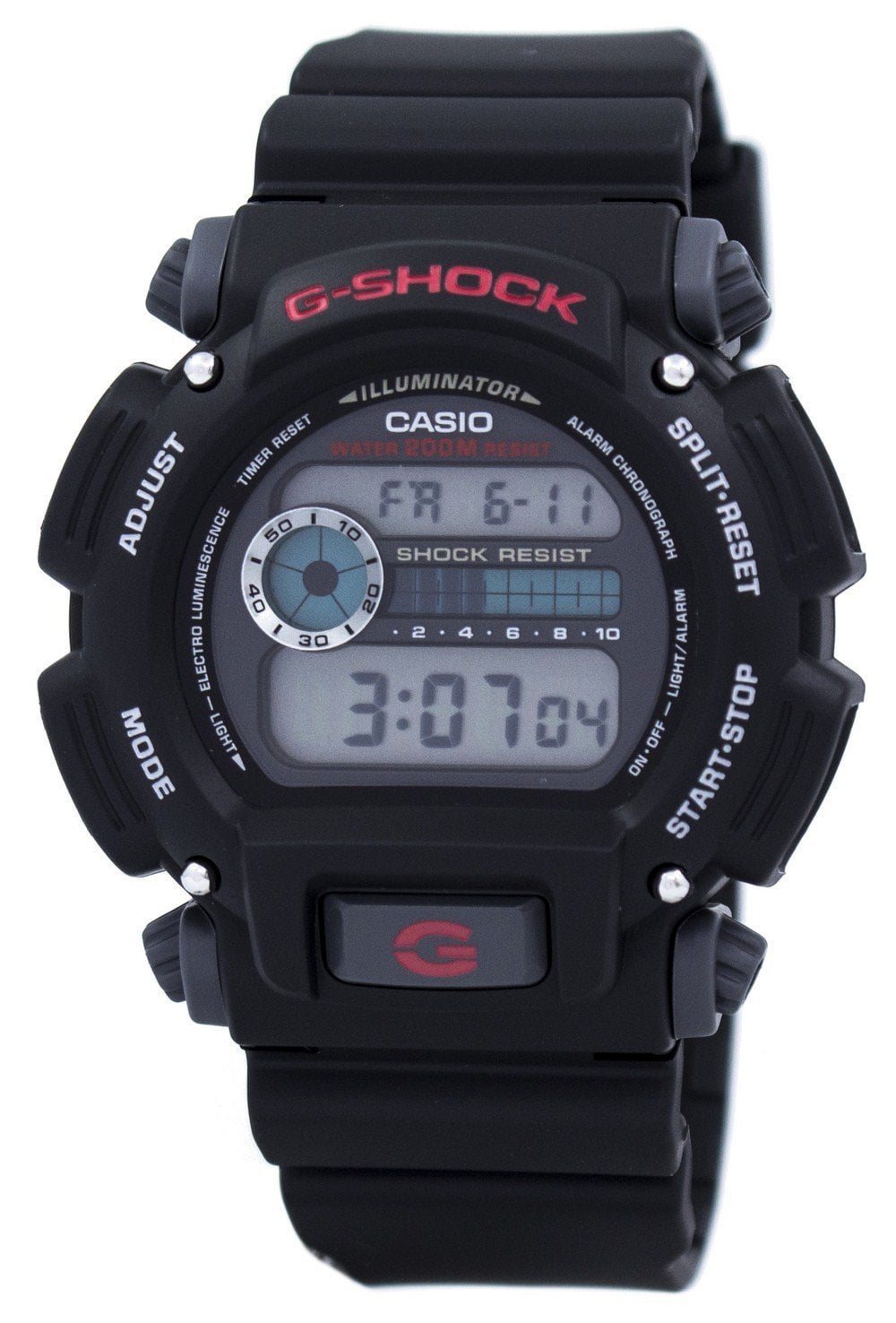 Reloj Digital Casio G-Shock Dw-9052-1Vdr Negro Hombre